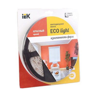 ����� LED 5� ������� LSR-3528R60-4.8-IP20-12V IEK-eco (������� ����) ����� � ������������*
