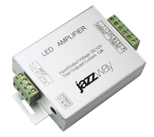 ��������� ������� LED ��� RGB-����������� 3x4A 144�� DC/12V 3 ������ x 4A | Jazzway