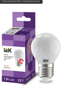 ����� LED G45 ��� �����. 7�� 230� 3000� E27 ����� 360� IEK