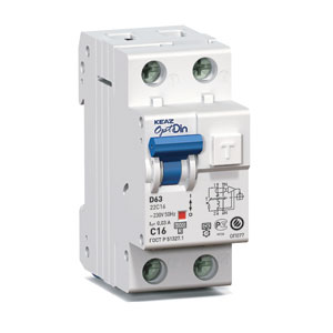      OptiDin D63-22C40-A-4 (2P, C40, 30mA)