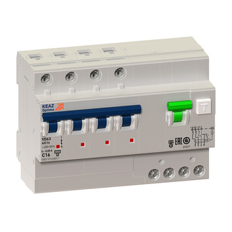 ���� � ������� �� ���������� OptiDin VD63-43C10-A-���4 (4P, C10, 100mA)