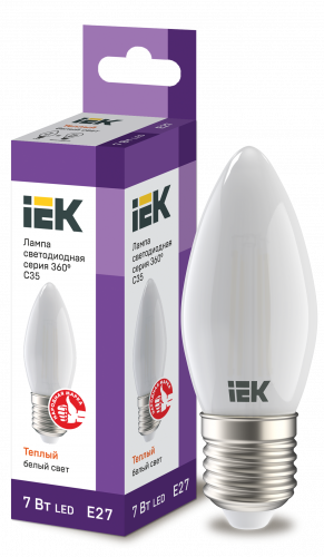 ����� LED C35 ����� �����. 7�� 230� 3000� E27 ����� 360� IEK
