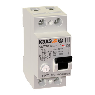 ���� � ������� �� ���������� ����32-22C40-A-���4-���� (2P, C40, 30mA)