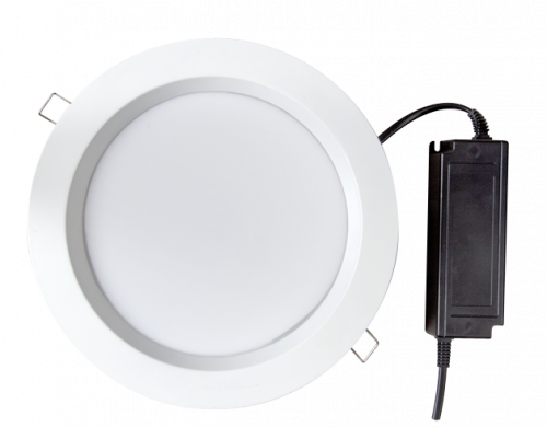 ����������  ����. PLED DL 24W 50Led  Fr/Wh 3000K/1200Lm  100-240V d195 (160)mm Jazzway