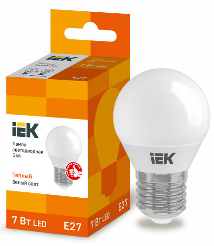 ����� ������������ ECO G45 ��� 7�� 230� 3000� E27 IEK